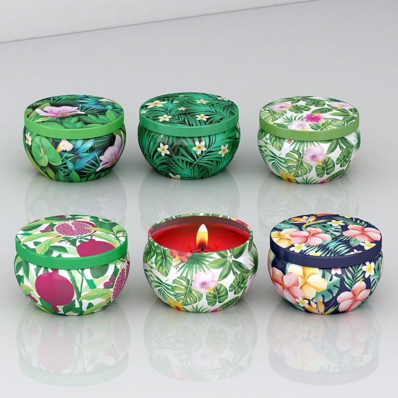 60X40 mm candle tins