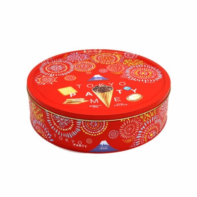 cookies in a red tin
