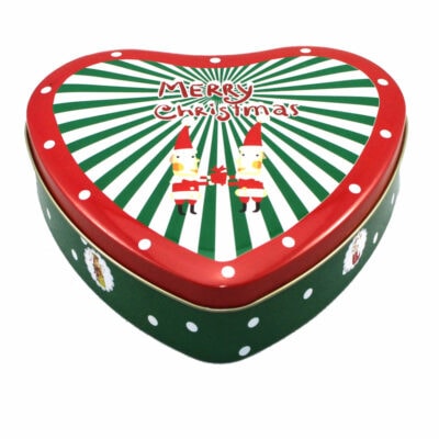 heart-shaped christmas tins