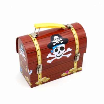 pirate lunch box tin