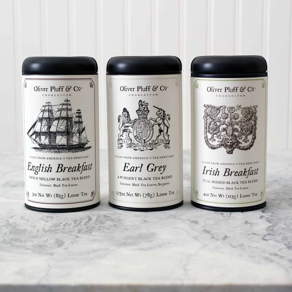 Oliver Pluff & Co. Earl Grey Tea Tins