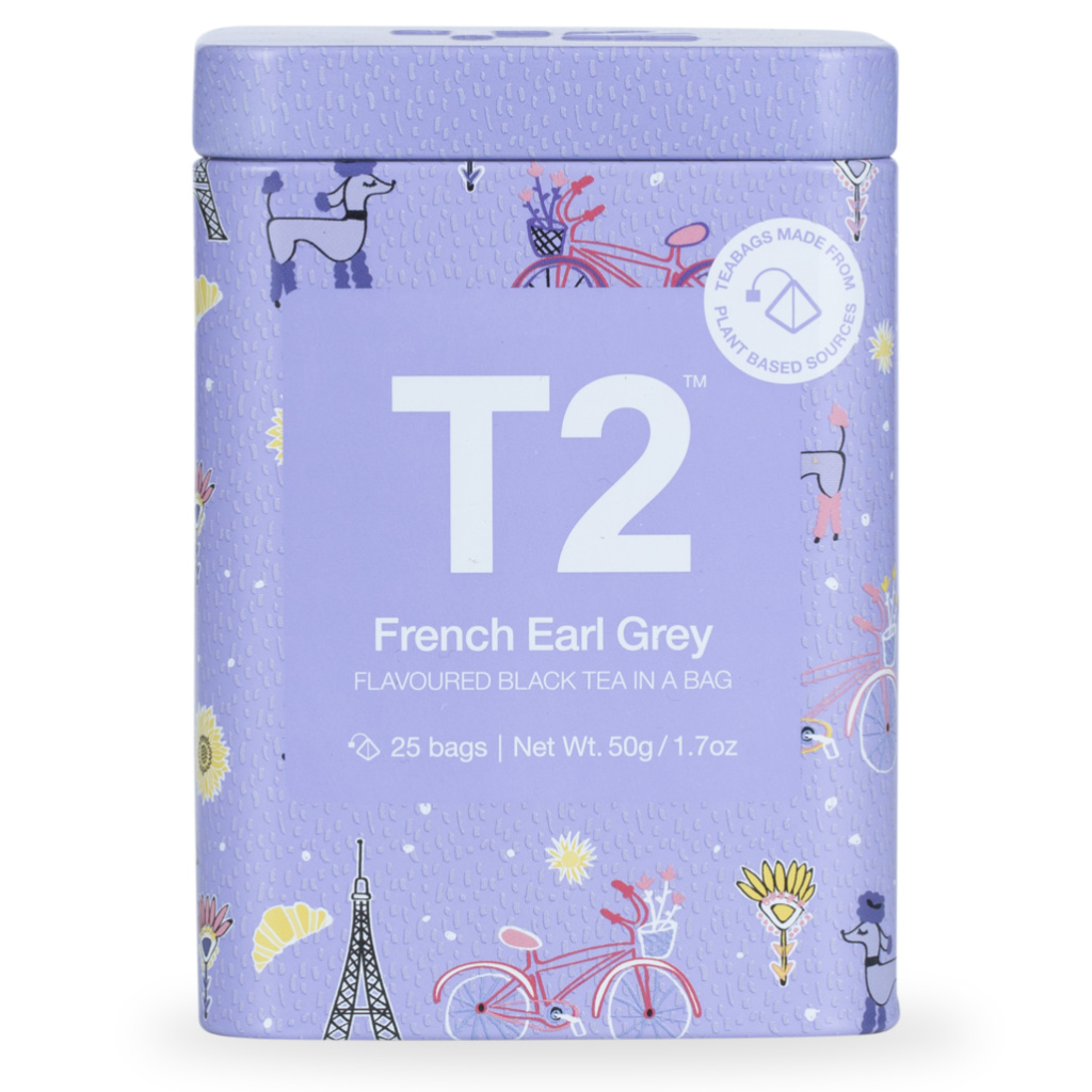 T2 French Earl Grey Black Tea, Limited Edition Tin