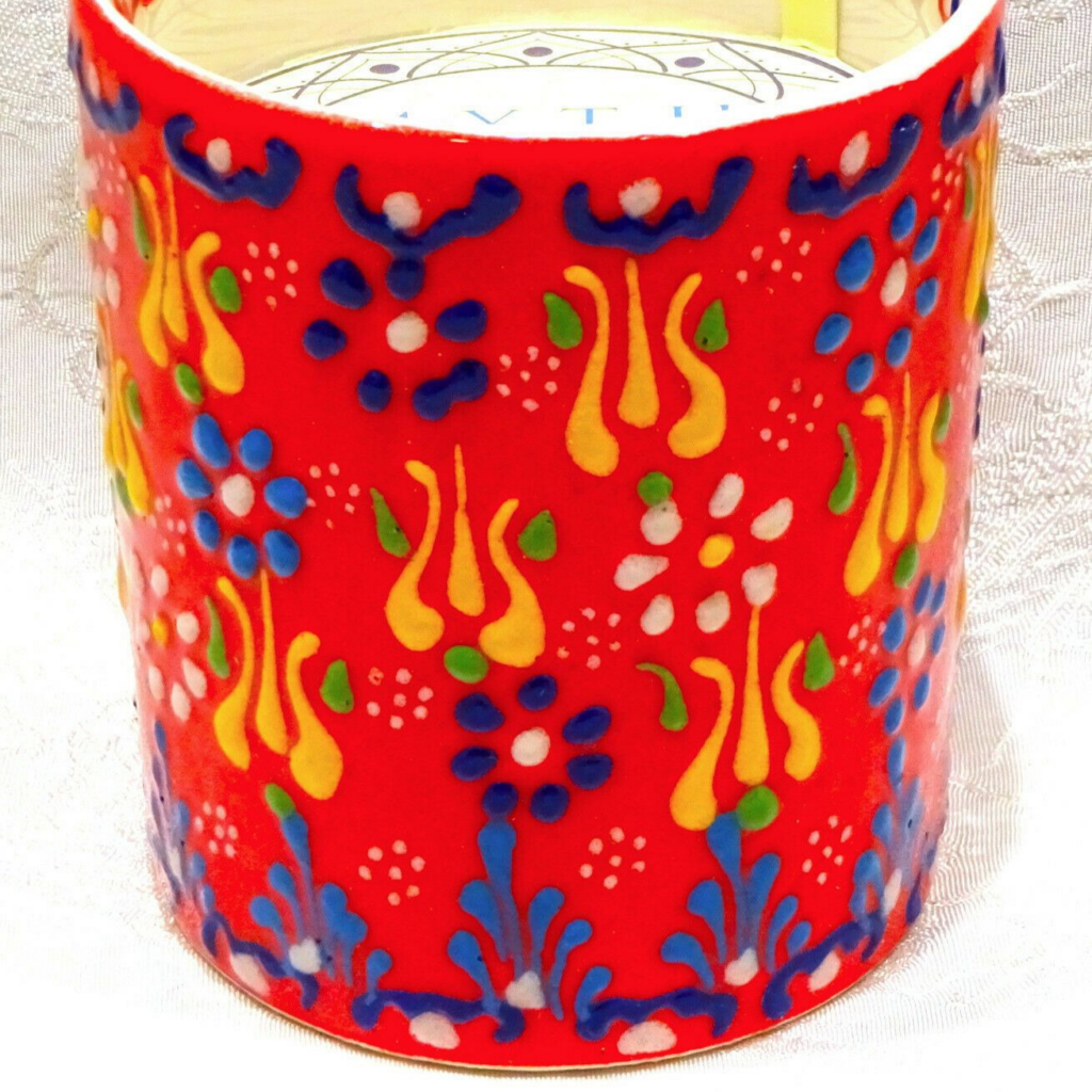Bold colors candle containers