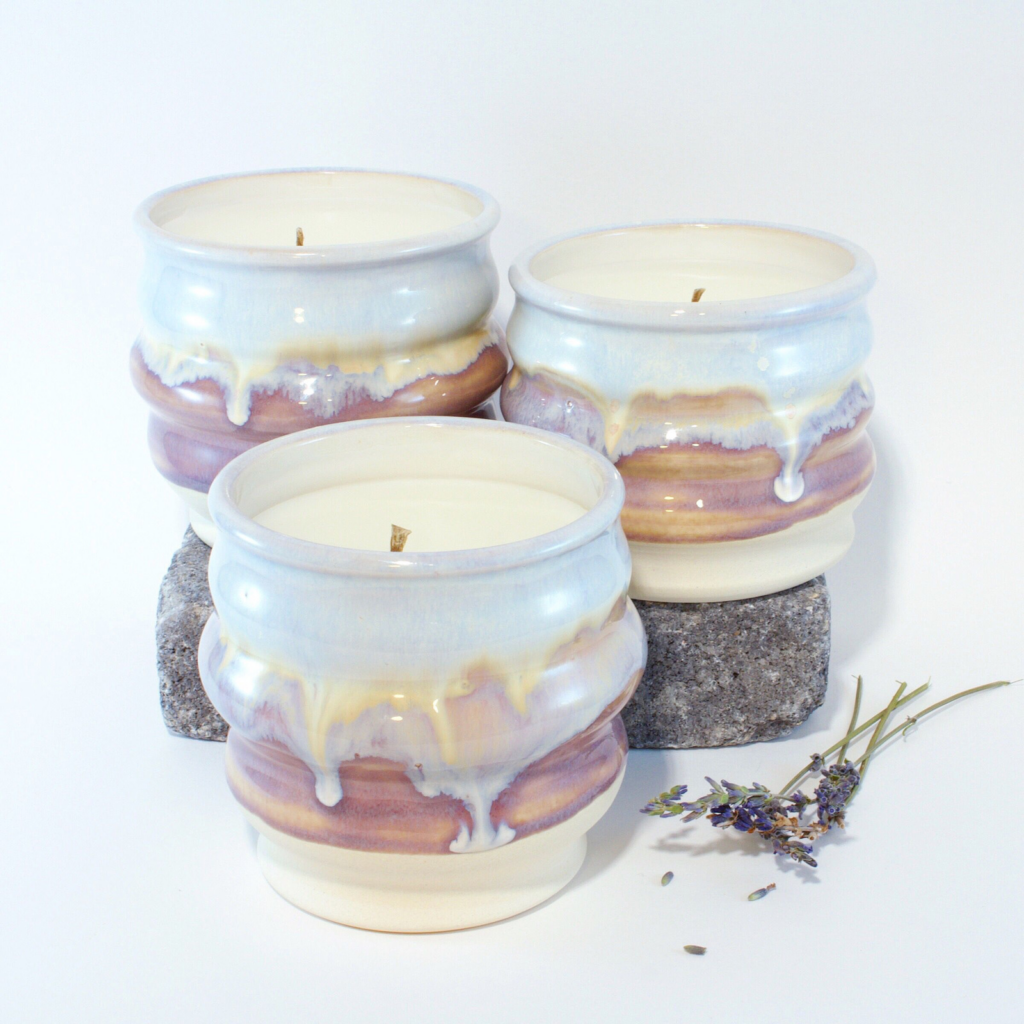 Ceramic containers oil candle