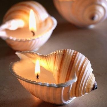 DIY - Sea Shell Candles